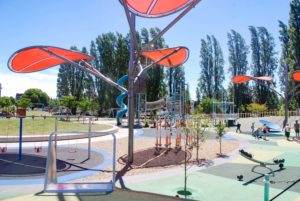 The Margaret Mahy Playground, largest in the Southern Hemisphere is a must visit in Christchurch, New Zealand // Backyard Travel Family