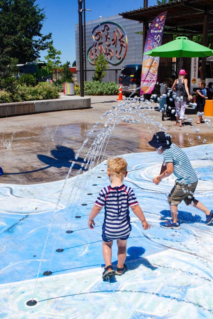 The Margaret Mahy Playground, largest in the Southern Hemisphere is a must visit in Christchurch, New Zealand // Backyard Travel Family