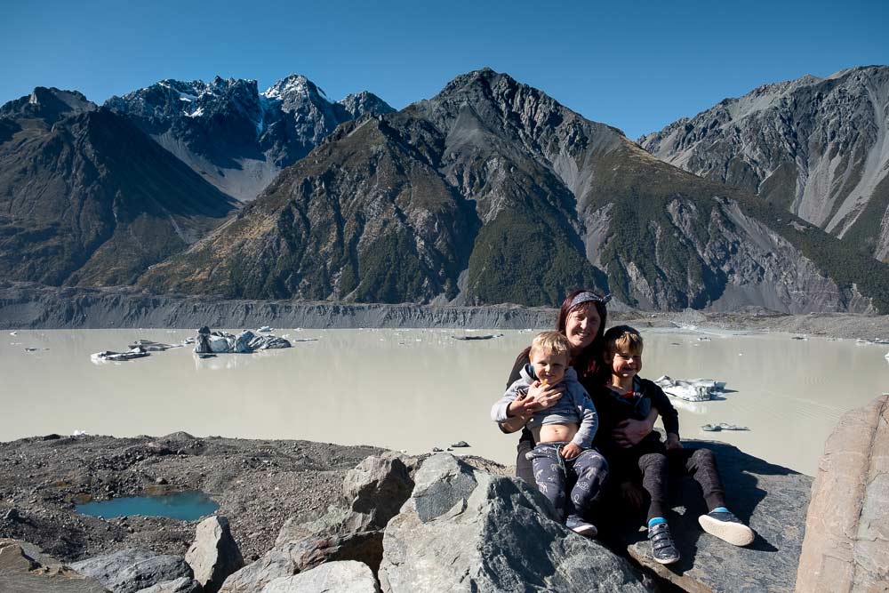 View from Tasman Glacier Viewpoint, Mt Cook National Park, Great short walk with kids by Backyard Travel Family