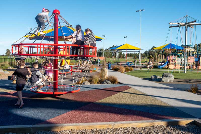 Such an awesome playground, Foster Park Playground, Christchurch, just 30 minutes from Christchurch Airport and the Christchurch CBD